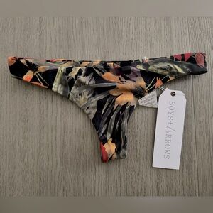 Boys & Arrows floral Bikini bottom brand new